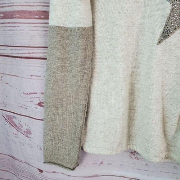 Why Not Cashmere Blend Star Sweater Ties at bottom  T/U One Size Fits All - Picture 4 of 7